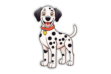 Happy Dalmatian (PNG 10800x7200)