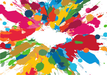 SDGs17色の多様性イメージ背景フレーム12