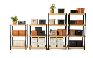 Office Furniture Setup Household on a White or Clear Surface PNG Transparent Background