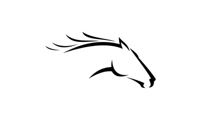 horse logo vector