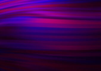 Dark Purple vector background with liquid shapes.