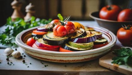 Delicious Ratatouille: A Healthy and Fresh Vegetable Dish for Lunch or Dinner
