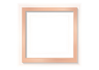 Obraz premium Abstract peach pink orange instant linear photo frame background. Vector design
