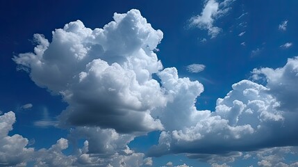 blue cloudy and sunny  sky image