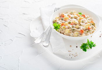 Russian salad or french salad