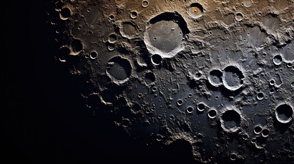 Fascinating moon images capture meteorite craters and intriguing surface features