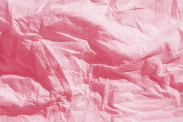 Crumpled pink paper. Pink crumpled paper. Crumpled paper texture background. Clean brown paper....