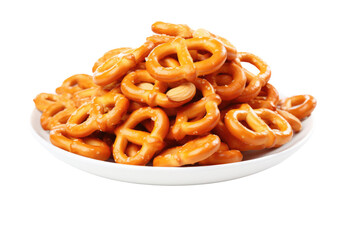 Woman In Waiter Uniform Closeup With Tray On Isolated Pretzel On A Transparent , Png