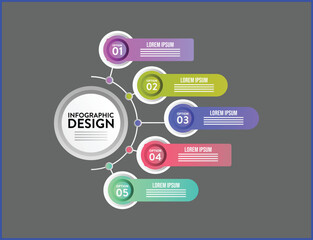 Business data visualization,Process chart info graphics