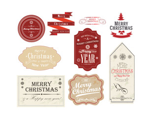 christmas gift tags and labels