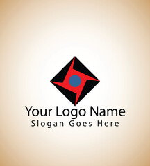  Classical square logo design