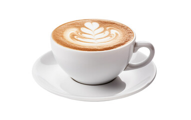 Perfectly Frothed Cappuccino On Transparent PNG