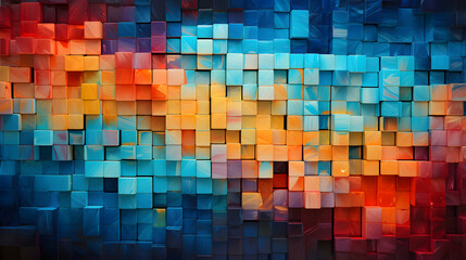 Abstract color lattice background
