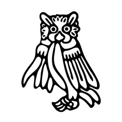 Aztec bird icon