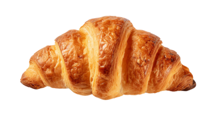 Delicious bread on a white background