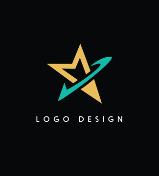Star Logo Design Template Vector Illustration