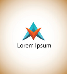 Vector letter v logo collection,illustration