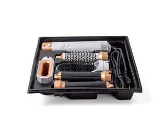 Hair straightener, hair dryer, hot comb set for wet and dry work, professional hair curling iron,...