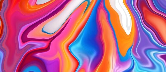 Bright colored liquid background design. Horizontal high-resolution mesmerizing background style of images featuring blurred and glowing effects to adding a tactile feel to website designs. NOT AI.