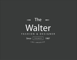 The Welter Vintage logo Design