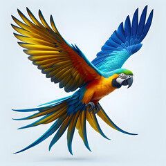 Fototapeta premium Macaw, 鹦鹉, मैकॉ, Guacamayo, Ara, ببغاء, ম্যাকাও, Ара, Arara, Kakatua, マコウ, 앵무새.