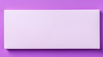 Minimalistic Purple Background with a Central White Empty Canvas