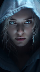 Mysterious lady, Generative AI