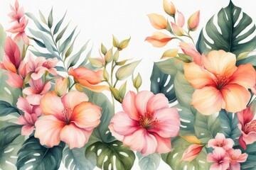  Abstract foliage and botanical background
