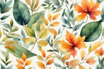  Abstract foliage and botanical background
