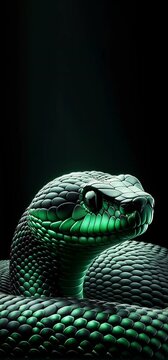 green snake