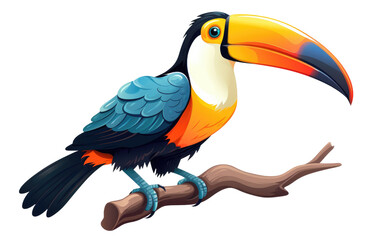 Toucan Tropical On Transparent Background