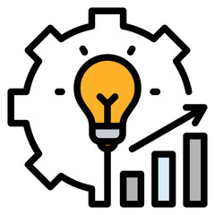 Development Outline Colour Icon