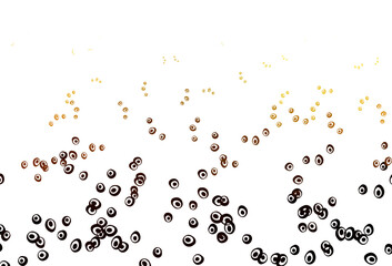 Light Orange vector texture with disks.