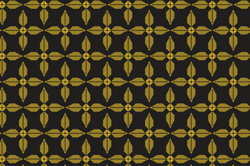 Obraz premium Ethnic pattern. Kerchief Pattern. Silk neck scarf. Bandana Print. Headscarf. Floral vintage style. Indonesian batik. Textile, Fabric, Tile, Clothing. Tribal texture. Vector. Blue, Red, Gold, Yellow.