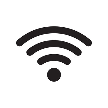 wifi signal icon flat vector illustration