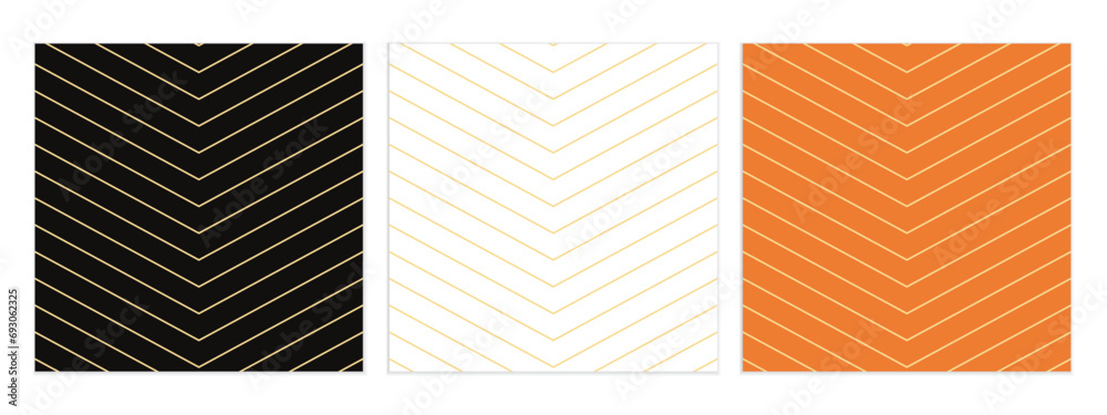 Poster abstract seamless set of cream wave line pattern perfect for banner poster.