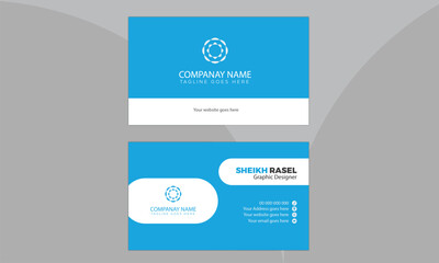 Modern and professional  business card design template .