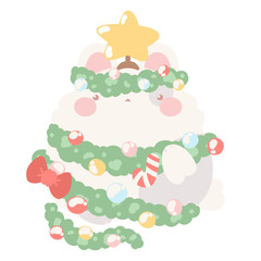 Rabbit at Christmas Day