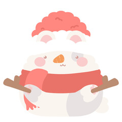 Rabbit at Christmas Day