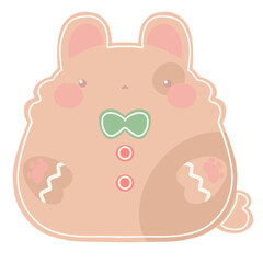 Rabbit at Christmas Day