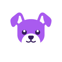 Cute Puppy Dog Logo - Minimalist Vector Design