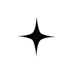 Fototapeta premium Star icon in flat design. Star icon on white background. Vector illustration.