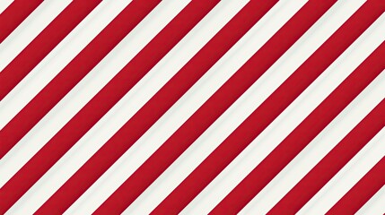 A simple yet classic Christmas background with bold red and white diagonal stripes, reminiscent of a traditional candy cane pattern.