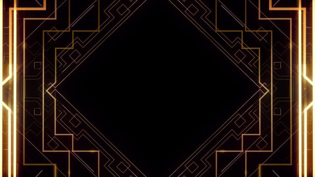 Art Deco Looping Video Background