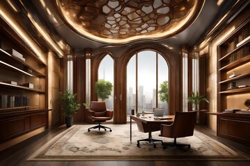 interior of an luxury office