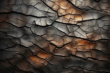 Macro detail of tree bark
