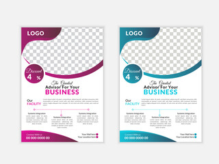 Professional and Innovative  Business Flayer Design Template.