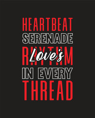 Valentine's Day Typography T-shirt Design, Typography tee
