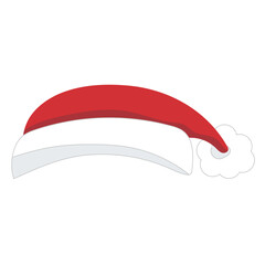 Isolated christmas hat icon Vector