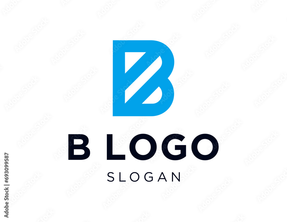 Fototapete the logo design is about b logo design and was created using the corel draw 2018 application with a 